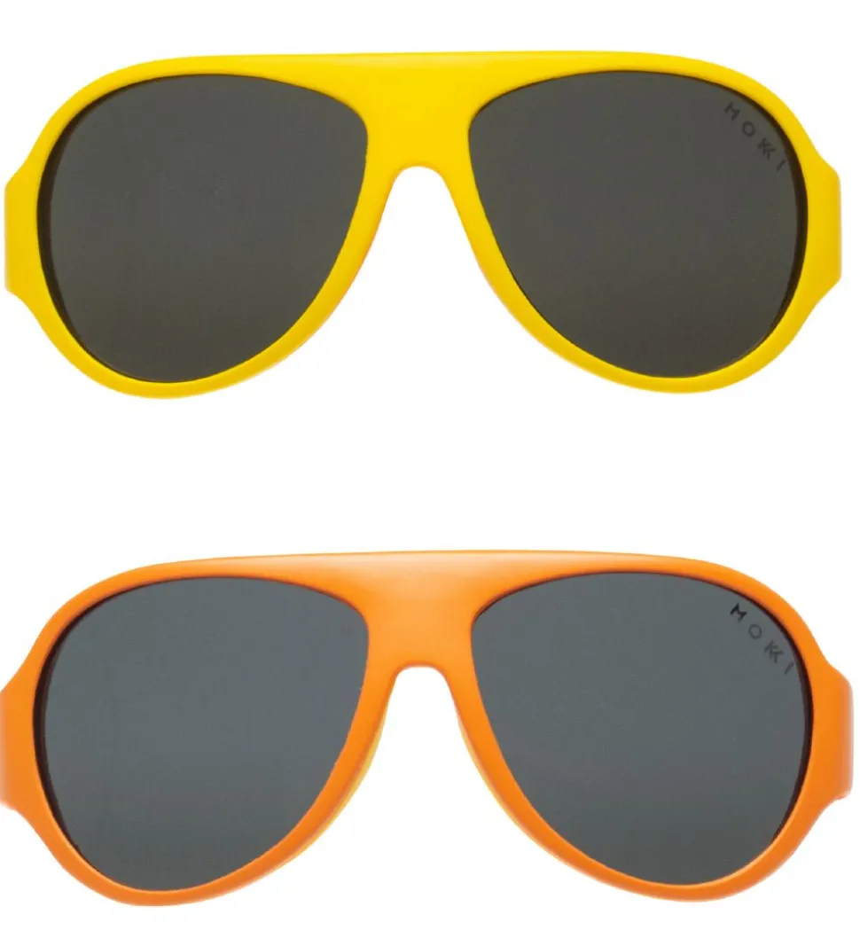 Mokki Solbriller - Click & Change - 10 dele - Orange