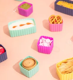 MontiiCo Indsatser - 3-pak - Bento Cups - Silikone - Floss