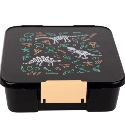 MontiiCo Madkasse m. 5 rum - Bento Five - 980 ml - Dinosaur Land