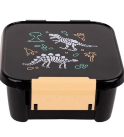 MontiiCo Snackboks m. 3 Rum - Bento Two - 500 ml - Dinosaur Land