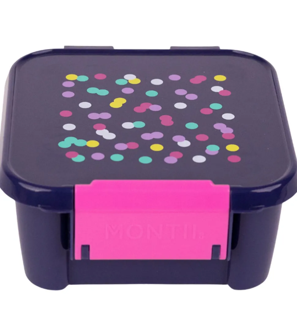 MontiiCo Snackboks m. 3 Rum - Bento Two - 500 ml - Confetti