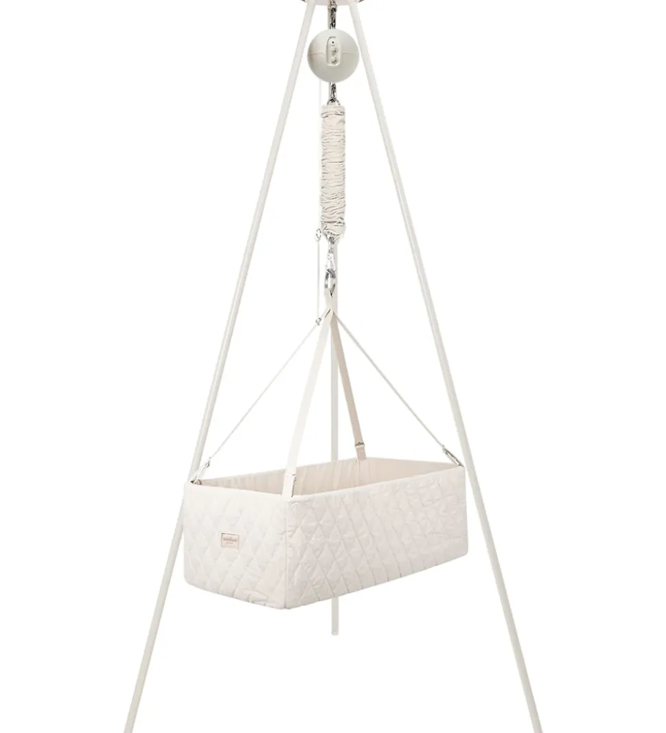Moonboon Vugge - Classic Bundle - Nature/Hvid