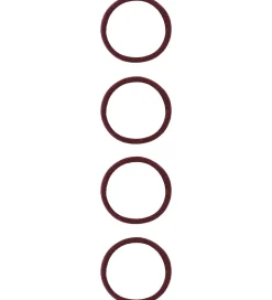 Name It Hårelastikker - NkfRiga - 4-pak - Burgundy/m. Glitter