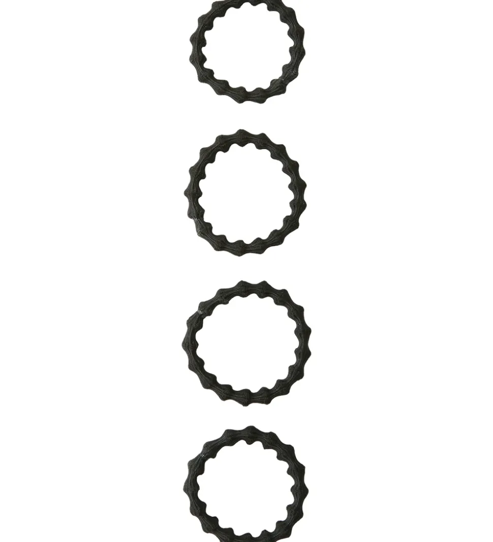 Name It Hårelastikker - 4-pak - NkfKarla - Sort