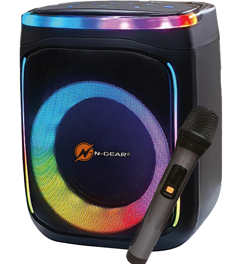 N-GEAR Karaoke Højtalere - Wireless - The Flash Banger 606 - Sor