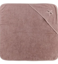 Nørgaard Madsens Babyhåndklæde - 75x75 cm - Rosa m. Stjerne