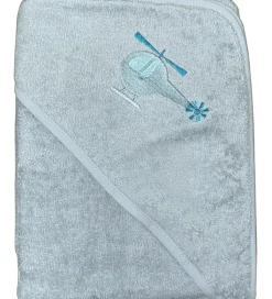 Nørgaard Madsens Babyhåndklæde - 75x75 cm - Dusty Green m. Helik