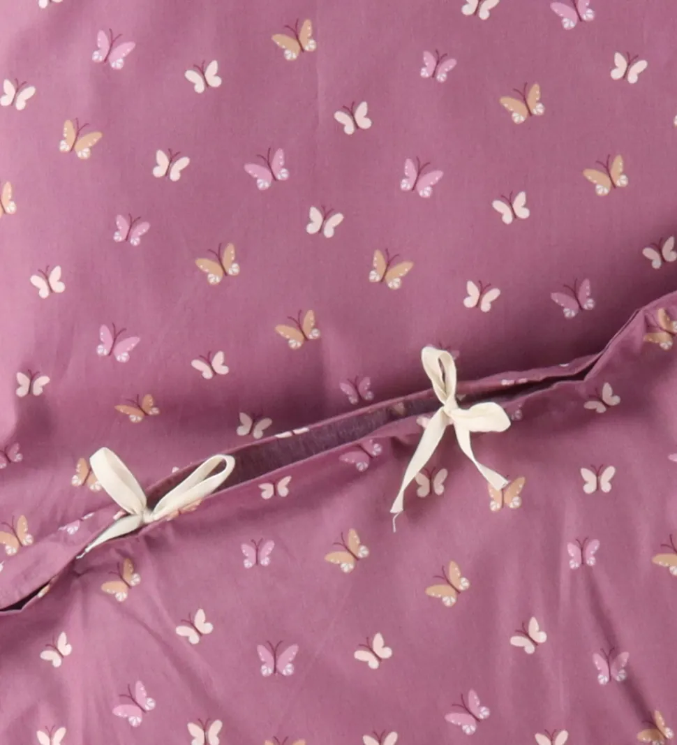 Nørgaard Madsens Sengetøj - Voksen - Mauve m. Sommerfugle
