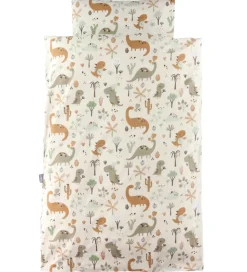 Nørgaard Madsens Sengetøj - Baby - Beige m. Dino