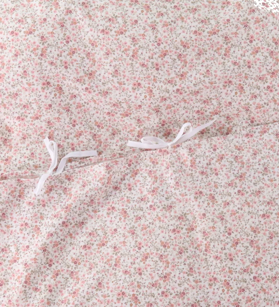 Nørgaard Madsens Sengetøj - Baby - Hvid m. Små Blomster