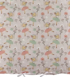 Nørgaard Madsens Sengetøj - Voksen - Beige m. Rosa Ballerina