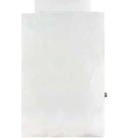 Nørgaard Madsens Sengetøj - Baby - Off White m. Beige Prikker