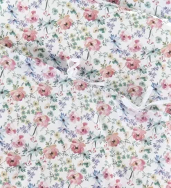 Nørgaard Madsens Sengetøj - Voksen - Hvid m. Blomster