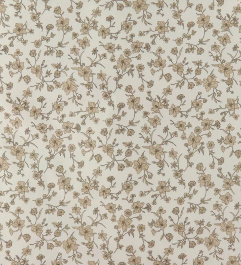 Nørgaard MAdsens Sengetøj - Voksen - Beige/Hvid Blomsterprint