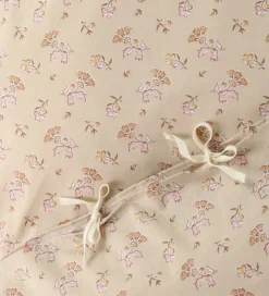 Nørgaard Madsens Sengetøj - Voksen - Beige m. Blomster