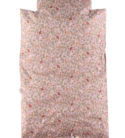 Nørgaard Madsens Sengetøj - Junior - Rosa m. Bambi/Blomster
