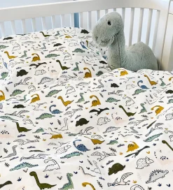 Nørgaard Madsens Sengetøj - Junior - Hvid m. Dinosaur