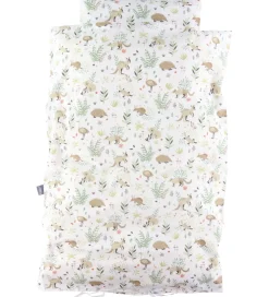 Nørgaard Madsens Sengetøj - Baby - Hvid m. Dyr