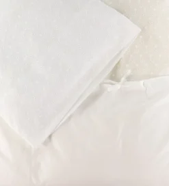 Nørgaard Madsens Sengetøj - Baby - Hvid m. Broderi Anglaise