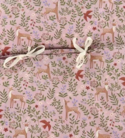 Nørgaard Madsens Sengetøj - Voksen - Rosa m. Bambi/Blomster