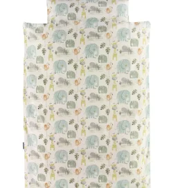 Nørgaard Madsens Sengetøj - Baby - Beige m. Dyr