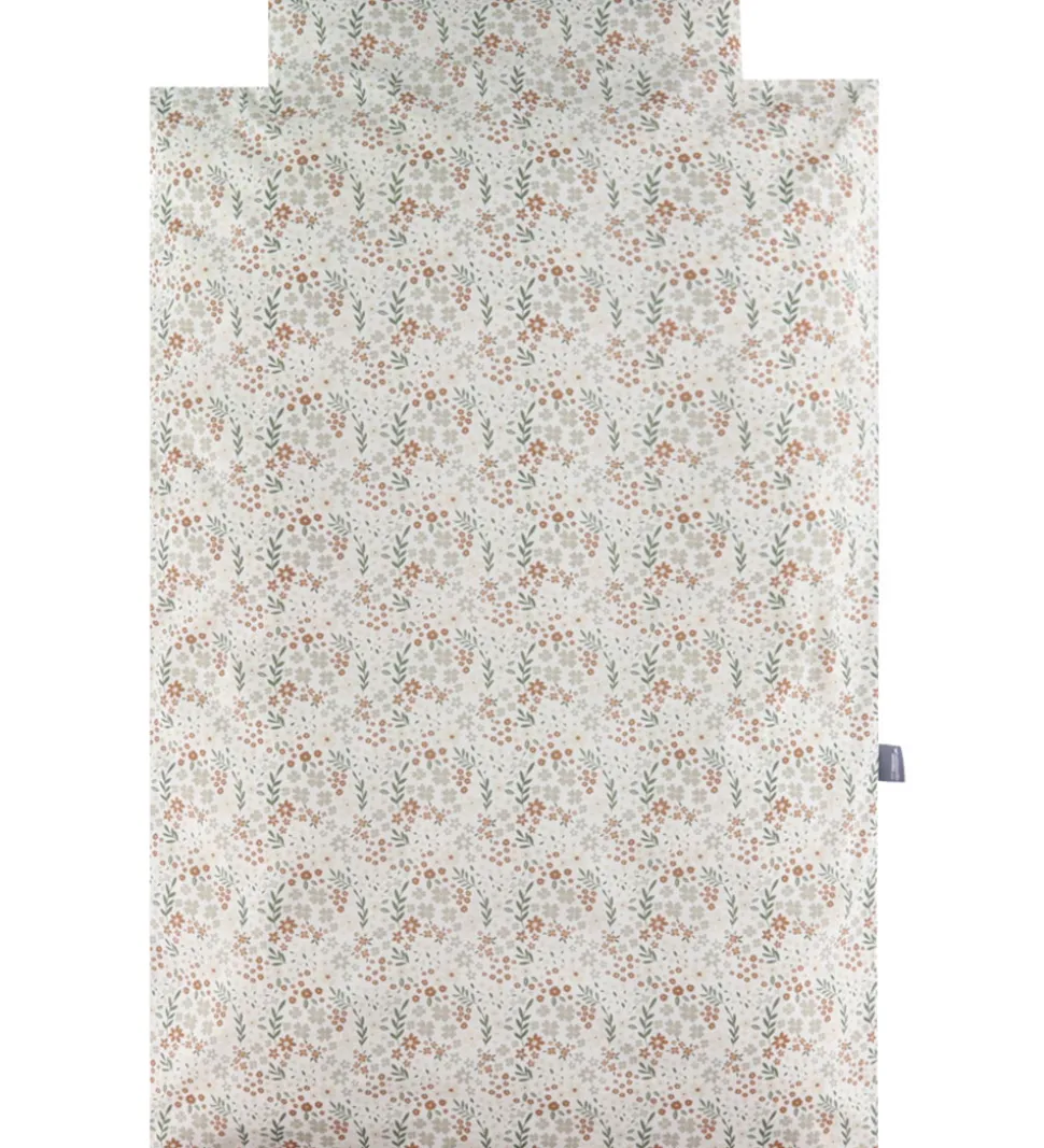Nørgaard Madsens Sengetøj - Baby - Off White m. Beige og Brune B