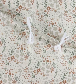 Nørgaard Madsens Sengetøj - Baby - Off White m. Beige og Brune B