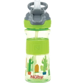 Nuby Drikkedunk m. Sugerør - 360ml - Grøn