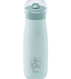 Nuk Drikkedunk m. Sugerør - Mini-Me Flip - 500 ml - Stål - Globe