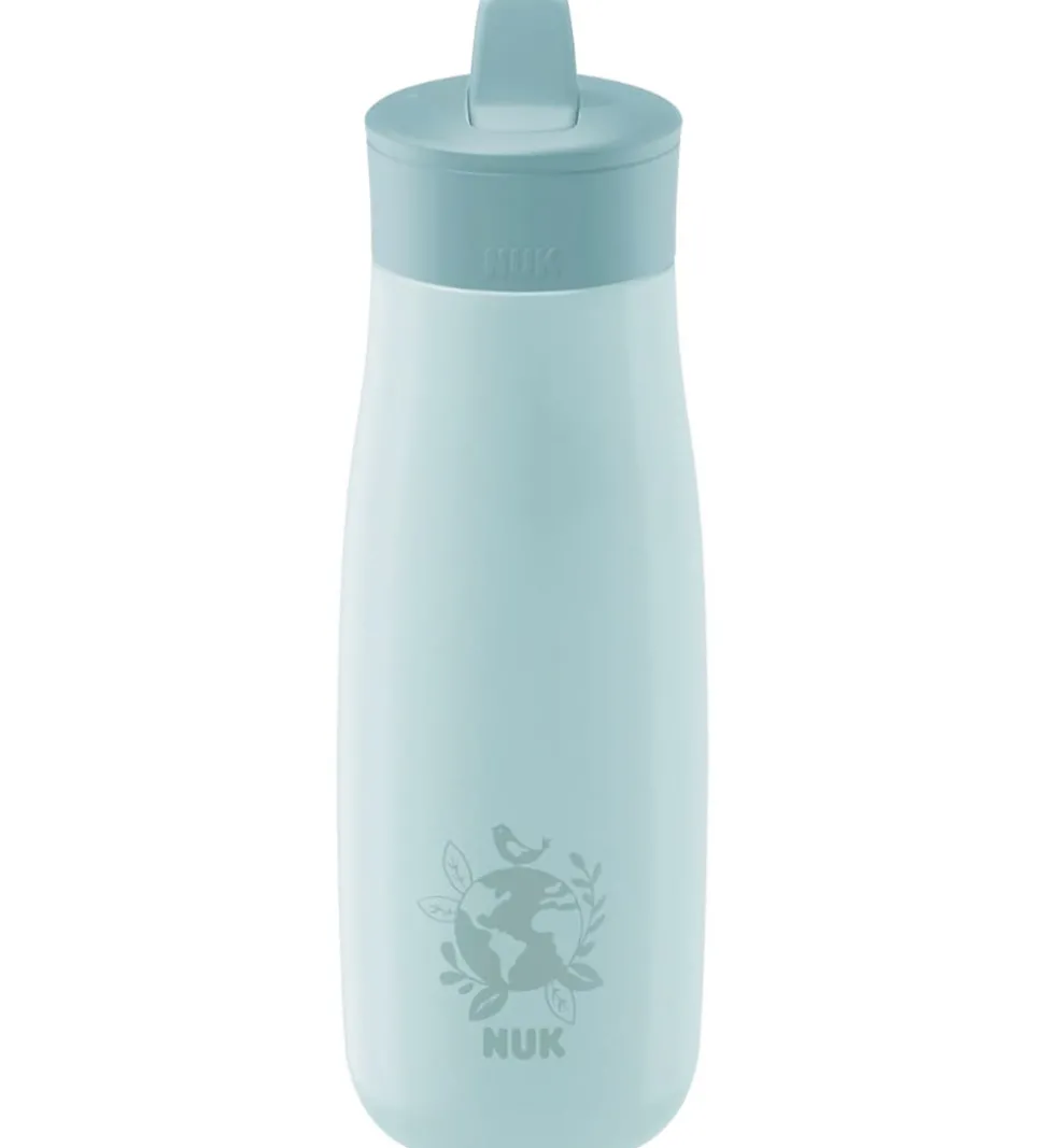 Nuk Drikkedunk m. Sugerør - Mini-Me Flip - 500 ml - Stål - Globe