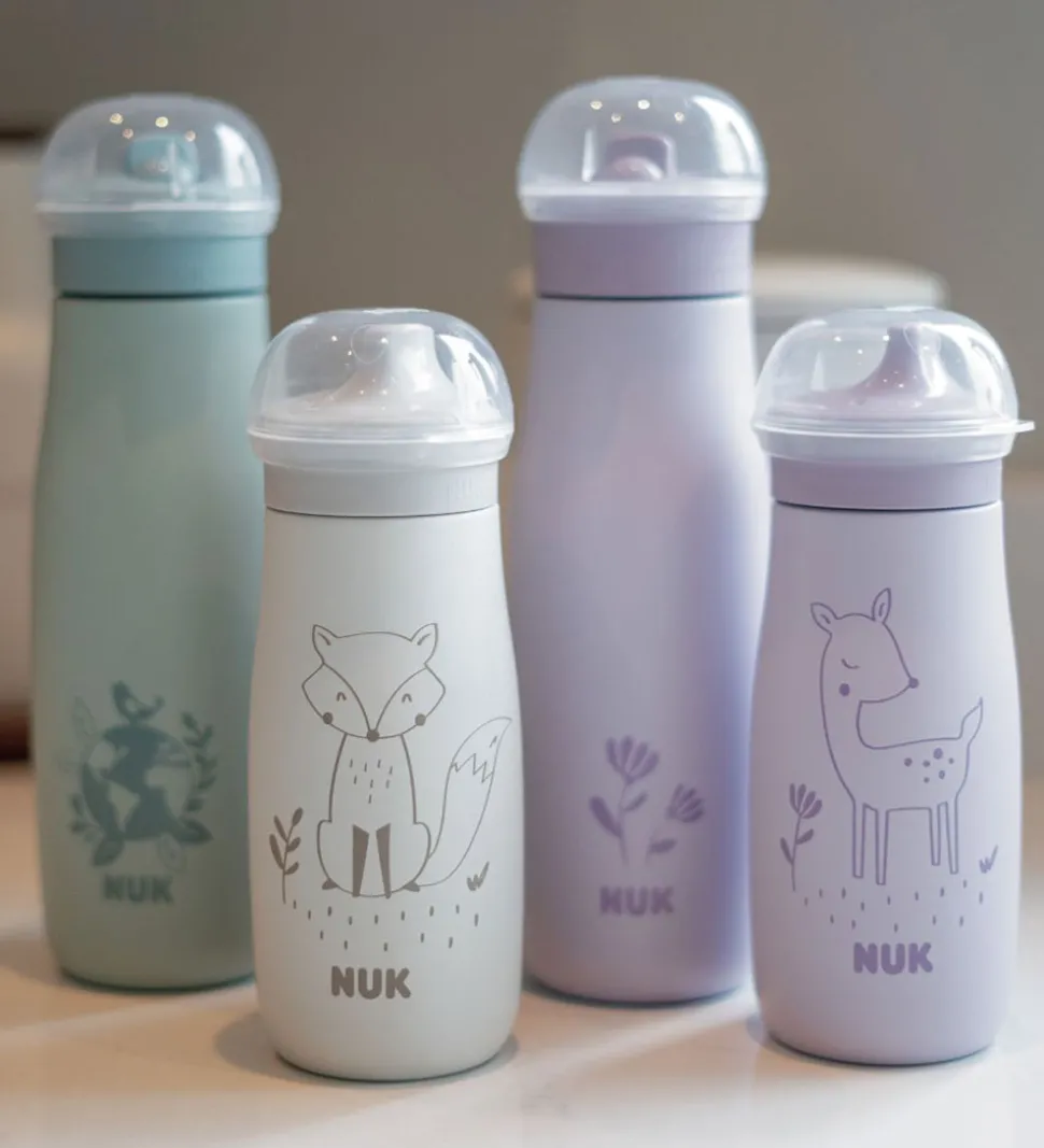 Nuk Drikkedunk m. Tud - Mini-Me Sip - 300 ml - Stål - Fox