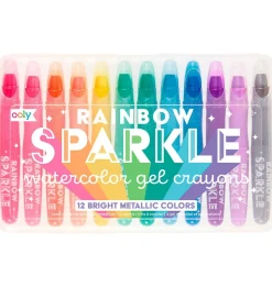 Ooly Farvekridt - Vandfarve - Rainbow Sparkle - 12 stk