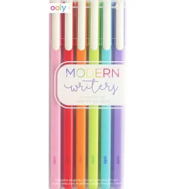 Ooly Farvekuglepen - Modern Writers - 6 stk - Multifarvet