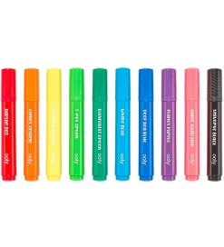 Ooly Jumbo Tusher - Big Bright Brush - 10 Stk - Multifarvet