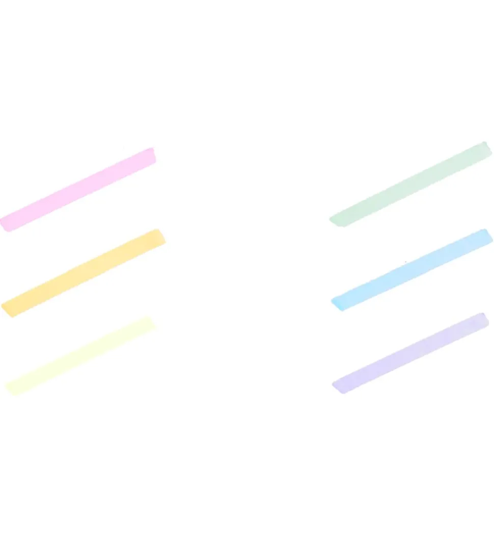 Ooly Overstregningstuscher - 6 Stk - Color Block Highlighters