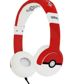 OTL Høretelefoner - Pokemon - On-Ear Junior - Pokeball - Rød/Hvi