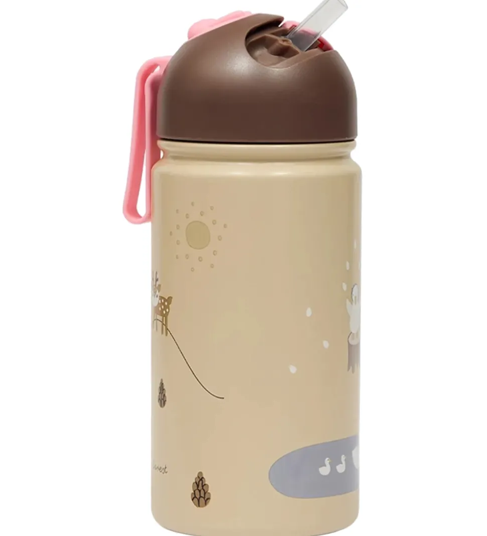 OYOY Drikkedunk - 360 ml - Friends In The Forest - Rose