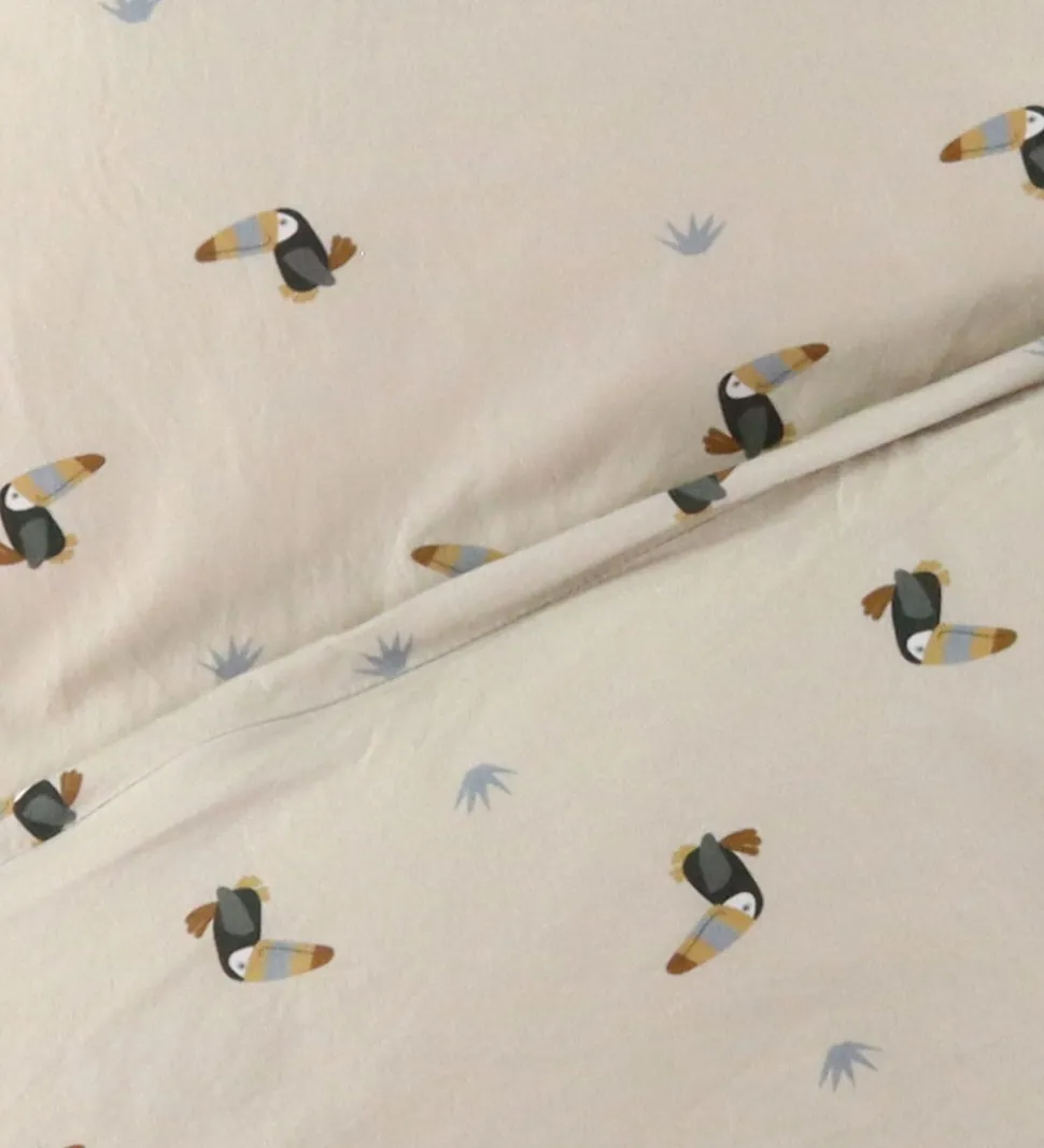 OYOY Sengetøj - Baby - Toucan - Clay