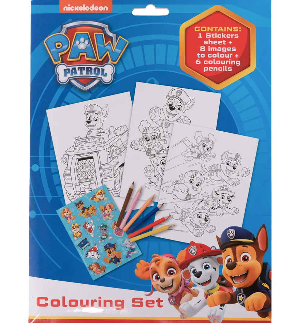 Paw Patrol Farvesæt