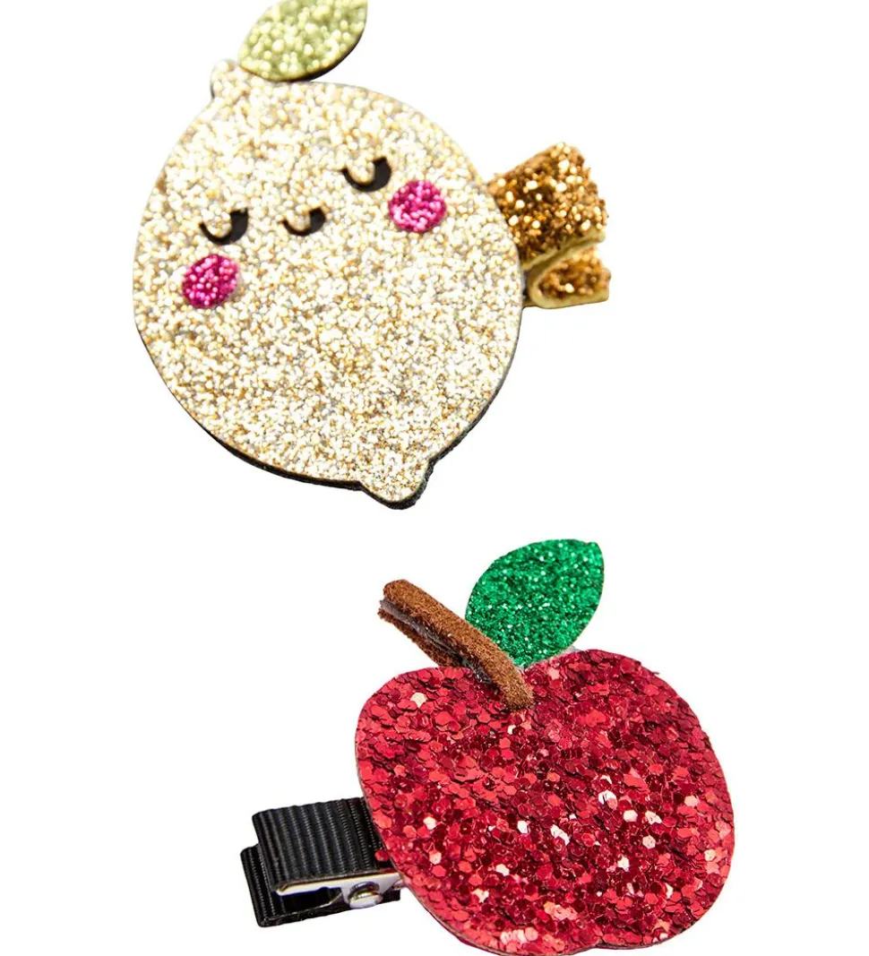 Petit by Sofie Schnoor Hårspænder - 2-pak - 4,5x4 cm - Mix Glitt