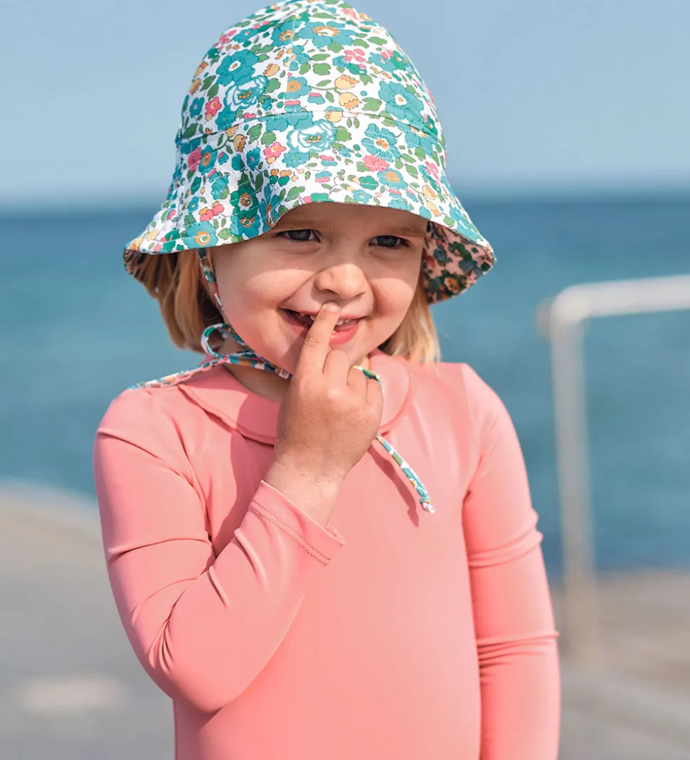 Petit Crabe Badehat - Frey - UV50+ - Betsy m. Blomster
