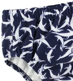 Petit Crabe Blebadebukser - UV50+ - Navy m. Delfiner
