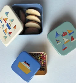 Petit Jour Paris Madkassesæt - 3 stk - 11,5 x 5,5 cm - Boats