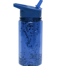 Petit Monkey Drikkedunk m. Sugerør - 300 ml - Glitter Night Blue