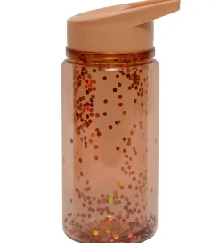 Petit Monkey Drikkedunk m. Sugerør - 300 ml - Bronze m. Glimmer