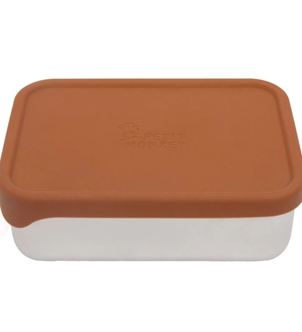 Petit Monkey Madkasse - Riley - Stainless Steel - Baked Clay