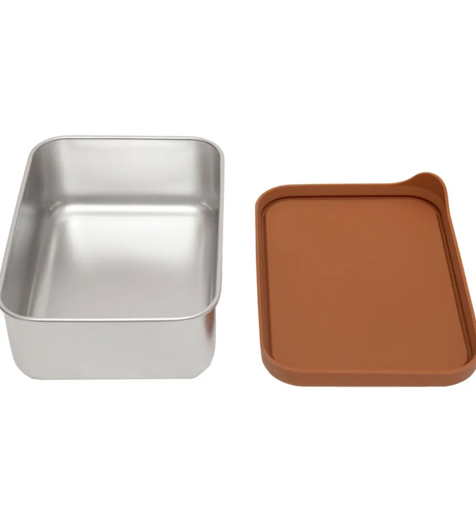 Petit Monkey Madkasse - Riley - Stainless Steel - Baked Clay