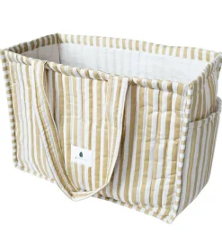 Pine Cone Shopper - Mommy - Mustard Stripe