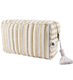 Pine Cone Toilettaske - 24 cm - Lulu - Mustard Stripe