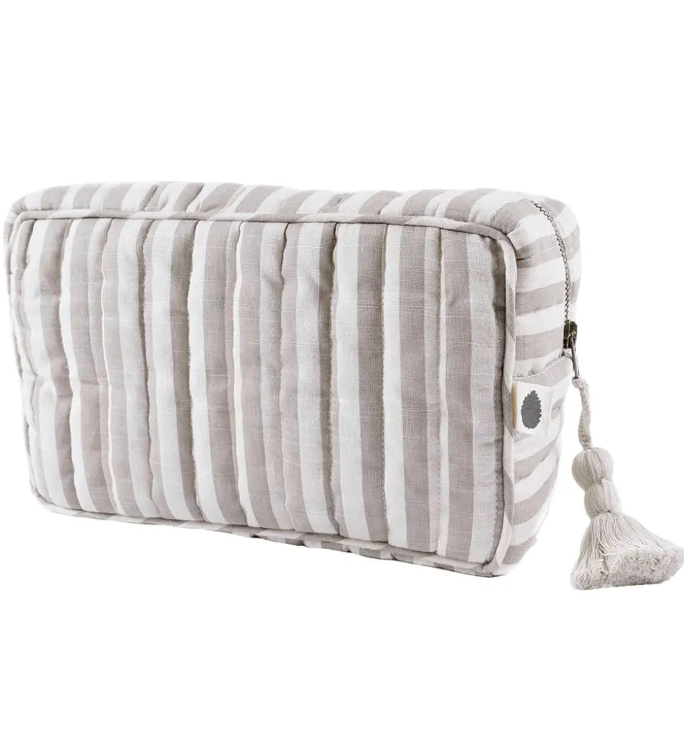 Pine Cone Toilettaske - 24 cm - Lulu - Mushroom Stripe